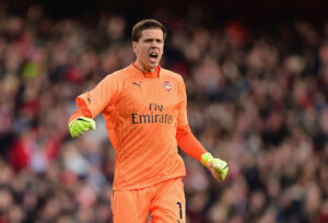 Szczesny vestiu a camisa do Arsenal por cinco temporadas - Getty Images