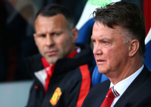 Ryan Giggs foi auxiliar-técnico de Louis van Gaal entre 2014 e 2016 - Getty Images
