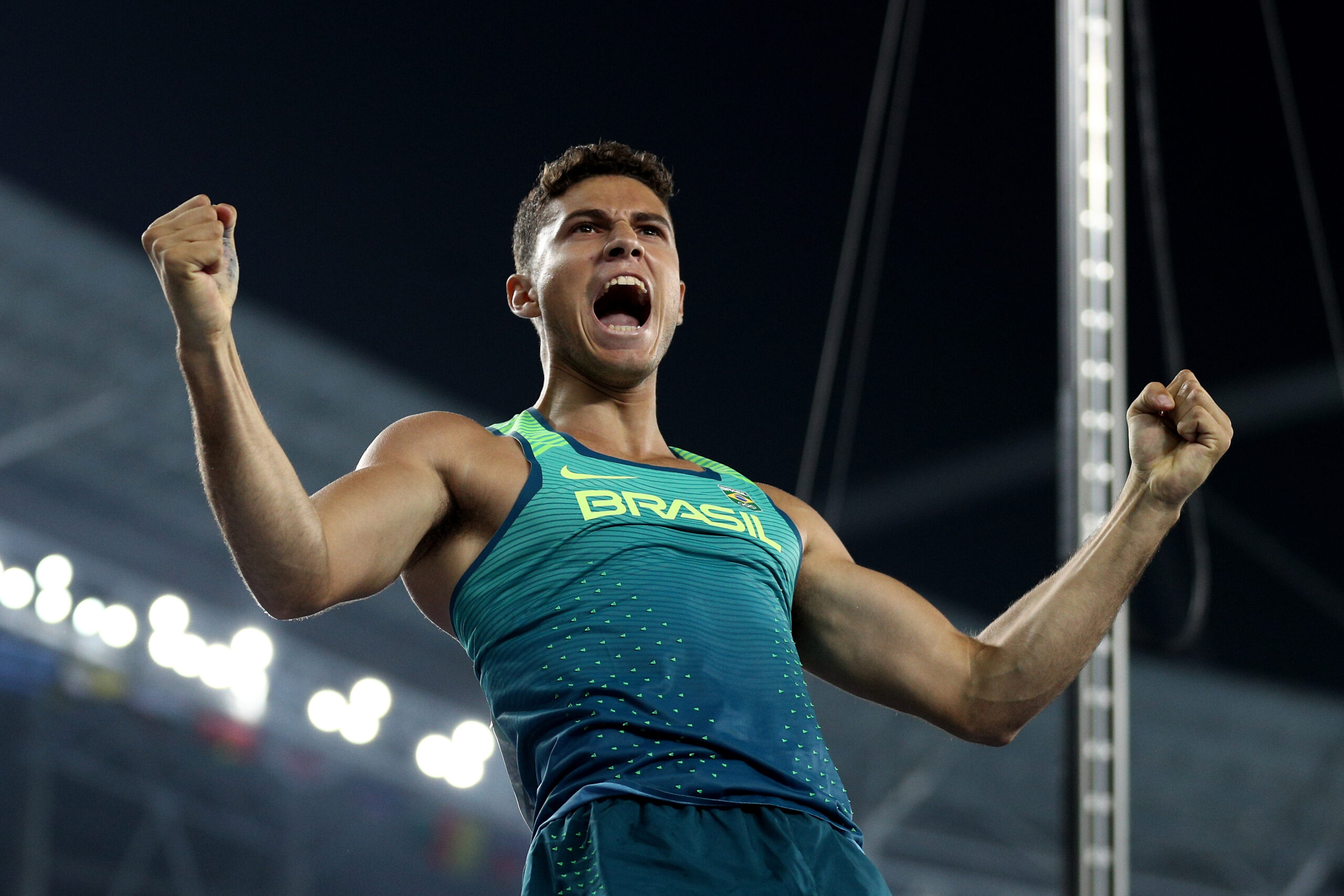 Thiago Braz em ação pelas Olimpíadas de 2016 - GettyImages