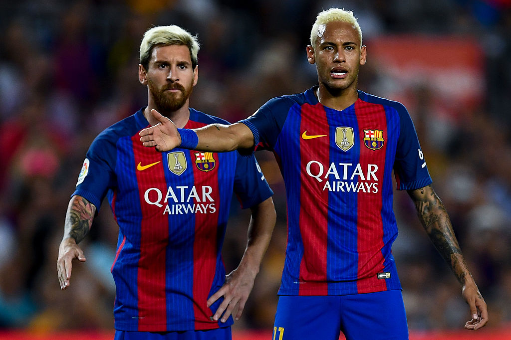 Neymar Jr estaria disposto a reatar o famoso trio MSN - GettyImages