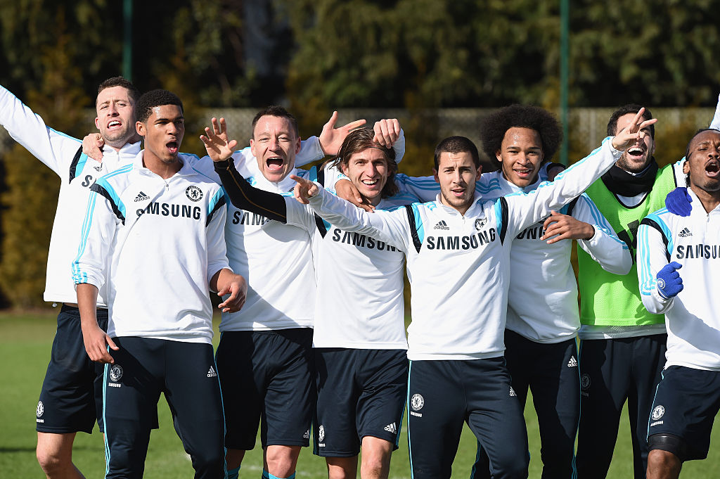Filipe e Hazard atuaram juntos no Chelsea na temporada 2014-2015 - GettyImages