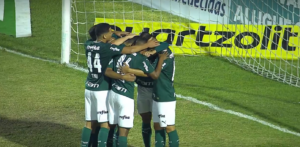 Palmeiras vence o Santo André, diminui diferença para o Novorizontino e segue vivo no Paulistão - Transmissão/ Premiere