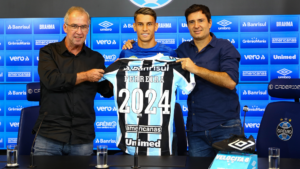 Ferreirinha assumiu a 10 de Douglas Costa e vai assumir um grande protagonismo no Grêmio - Renan Jardim / Grêmio