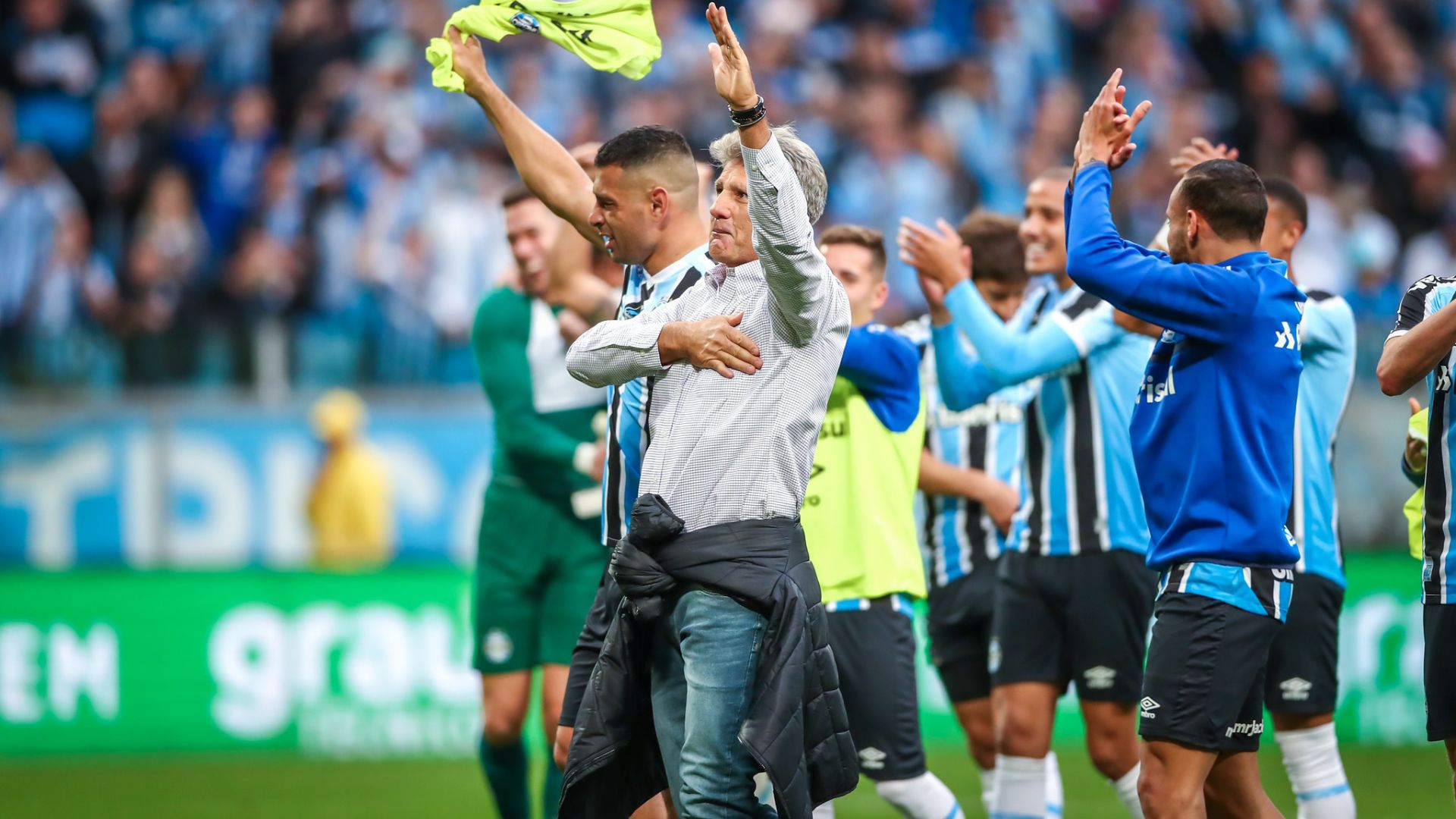 Renato Gaúcho abriu o jogo sobre a vitória do Grêmio contra o Vasco na série B do Brasileirão - Lucas Uebel / Grêmio