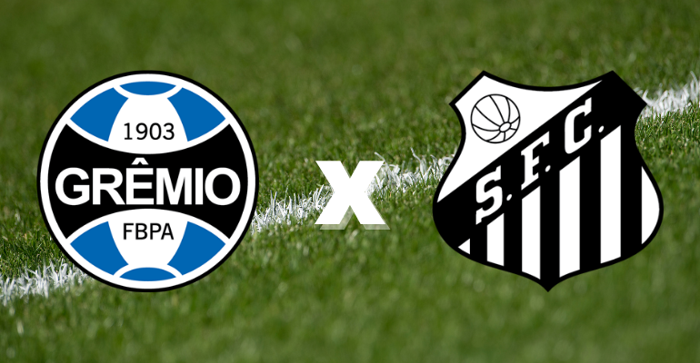 Grêmio e Santos duelam no Brasileirão - GettyImages / Divulgação