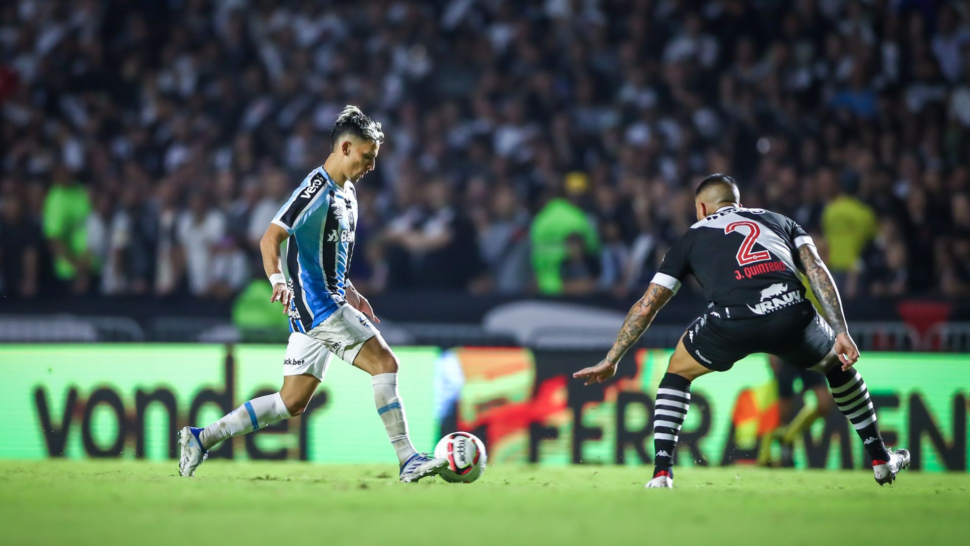 A última partida entre Grêmio e Vasco, que acabou empatada por 0 a 0 - Lucas Uebel / Flickr Grêmio Oficial