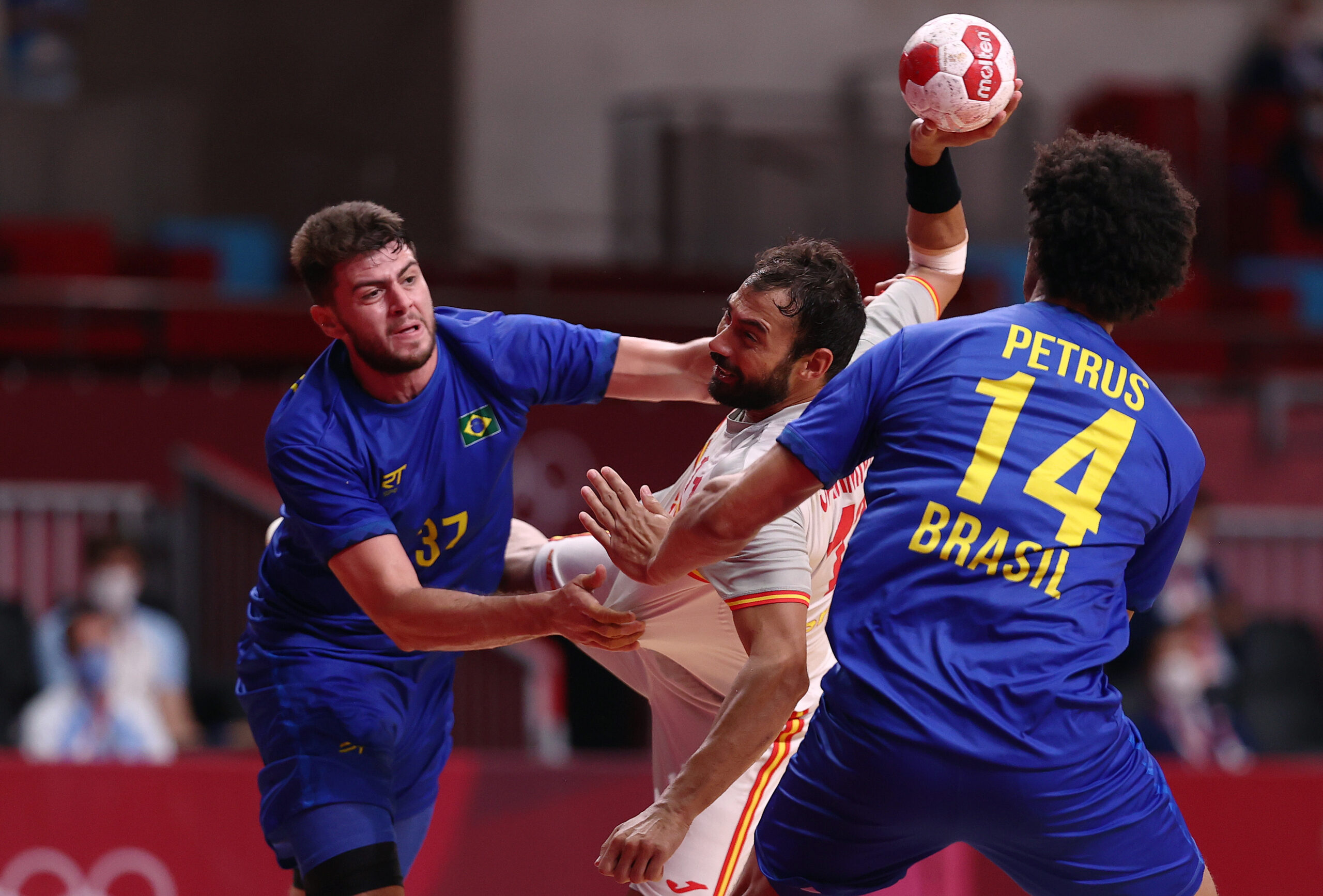 Imagens da derrota do Brasil para a Espanha em 28/07 - Getty Images