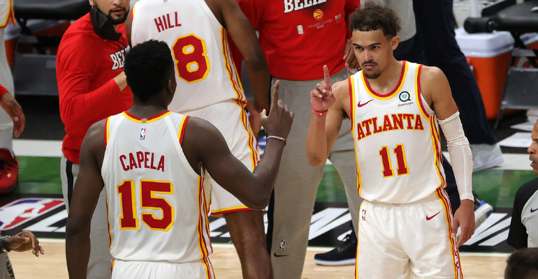 Hawks vencem Bucks em Jogo 1 - Getty Images