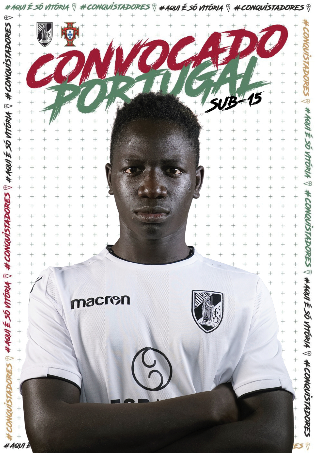 "Novo Lukaku" é disputado por gigantes - Divulgação / Vitória de Guimarães