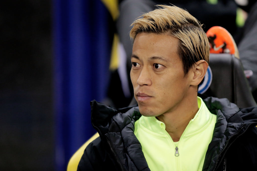 Botafogo convoca torcida para receber o japonês Honda no aeroporto - GettyImages