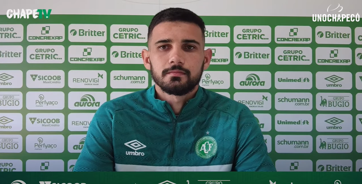 Ignácio vem se destacando na Chapecoense - Reprodução / Youtube / Chape TV