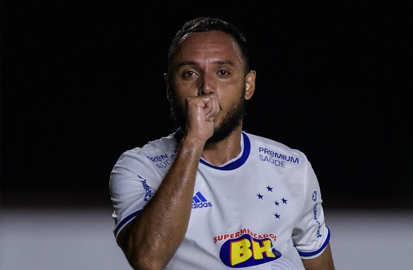 Felipe Augusto comemora gol e promete Cruzeiro melhor nas próximas fases da Copa do Brasil - Gustavo Aleixo/Cruzeiro/Fotos Públicas