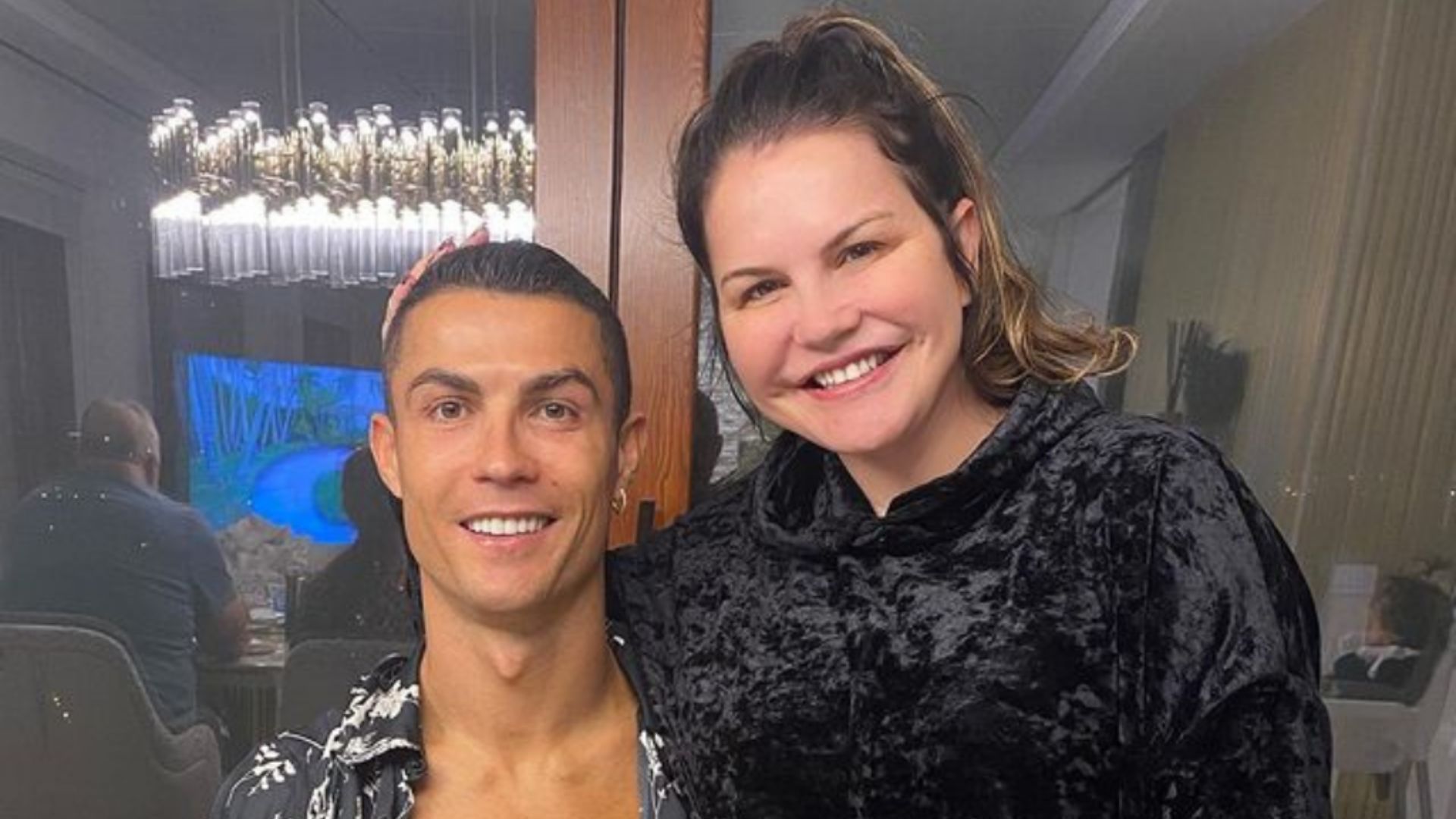 Cristiano Ronaldo e sua irmã Katia Aveiro - Reprodução/Instagram