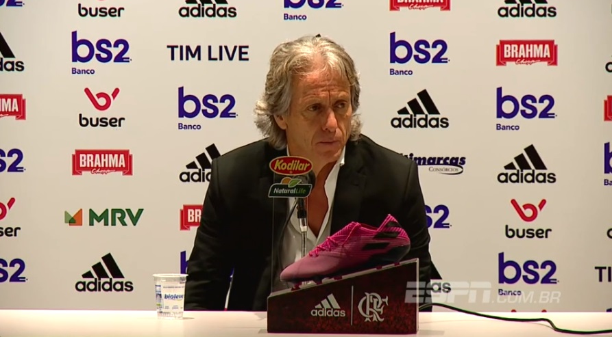 Jorge Jesus soltou a voz sobre uma polêmica que se envolveu na semana - Transmissão/ESPN