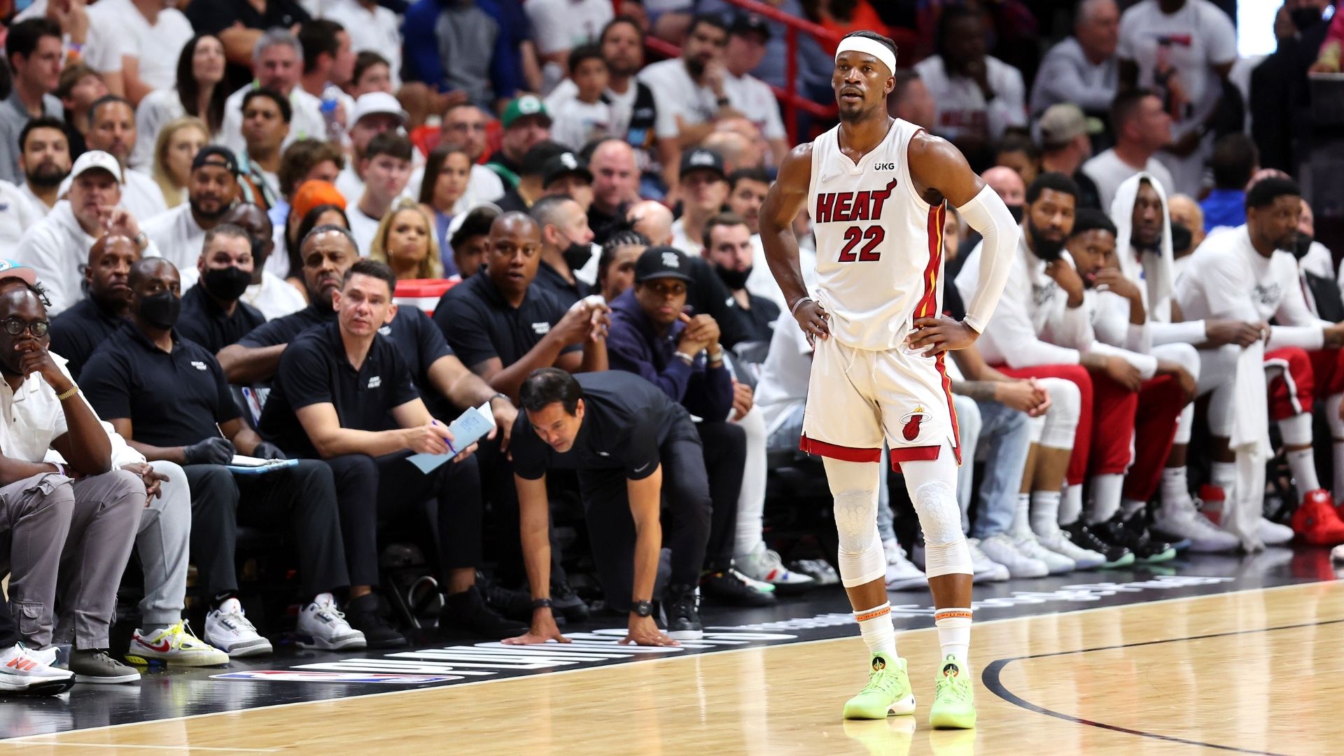Butler chamou a responsabilidade contra os Bucks e ofuscou o retorno de Giannis Antetokounmpo na NBA - GettyImages