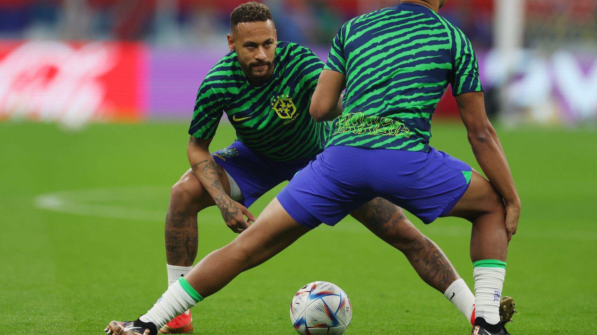 Jogadores da Seleção mostram vestiário antes de Brasil x Sérvia - GettyImages