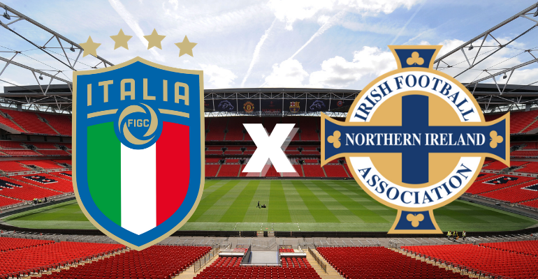 Itália e Irlanda do Norte se enfrentam pelas Eliminatórias da Copa do Mundo 2022 - Getty Images/ Divulgação
