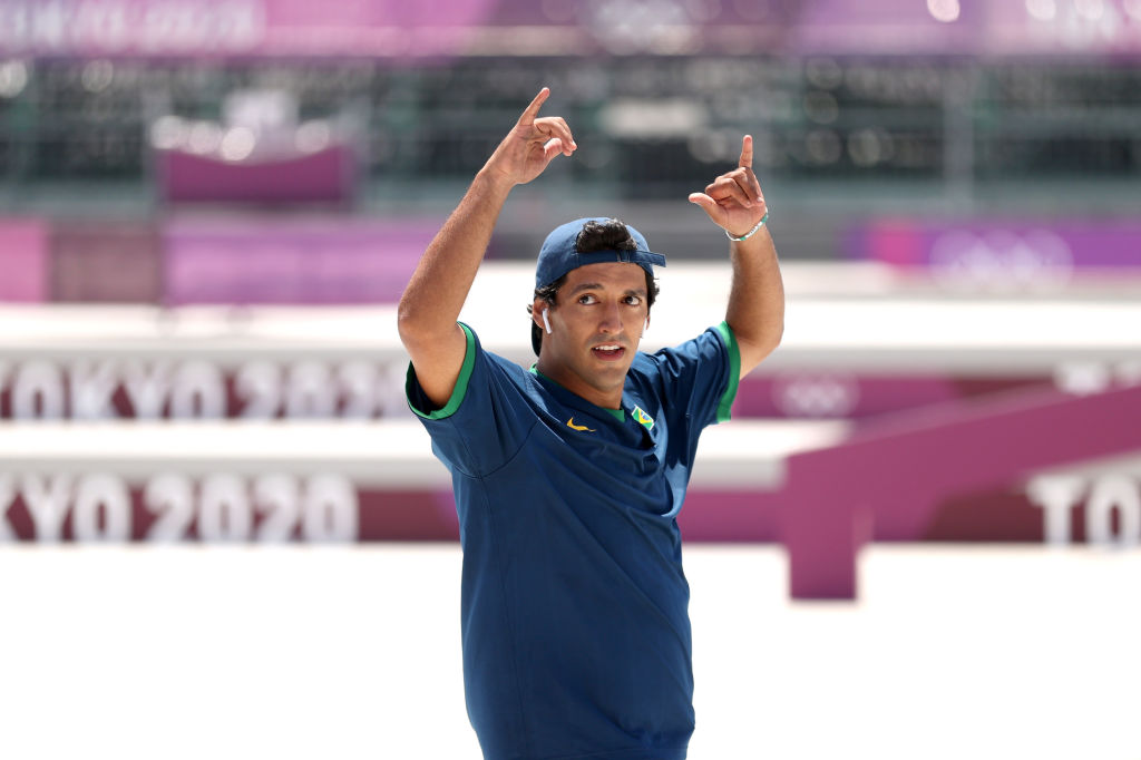 Tóquio 2020: Kelvin Hoefler leva prata no skate street e conquista primeira medalha do Brasil - GettyImages