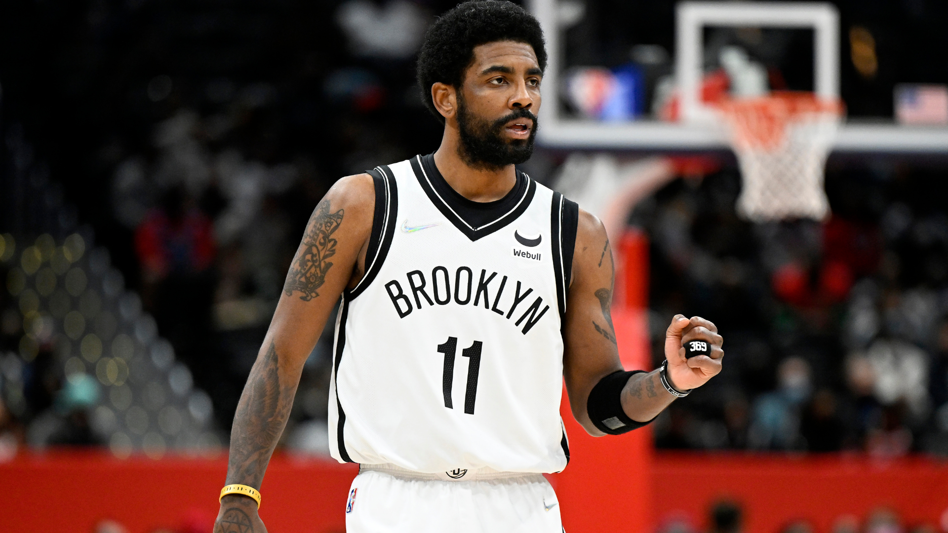 Kyrie Irving em duelo contra o Washington Wizards - Getty Images