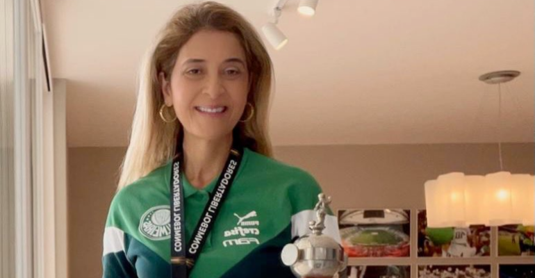Leila Pereira recebe recado de Marcos - Reprodução/Instagram