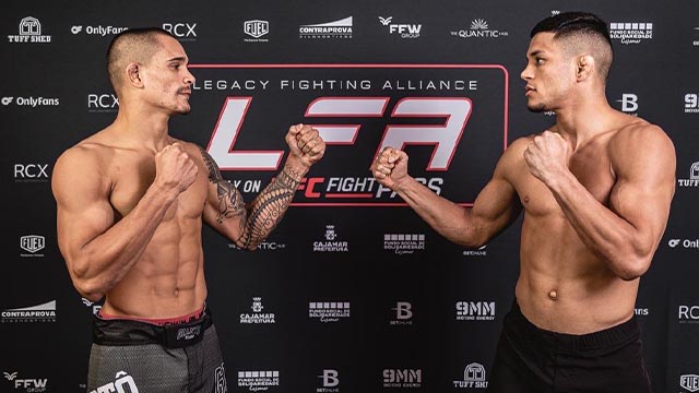 Pesos-penas fazem a luta principal do evento - LFA Brasil