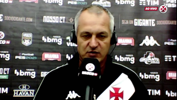 Lisca detona atuação do Vasco contra Botafogo - Dugout