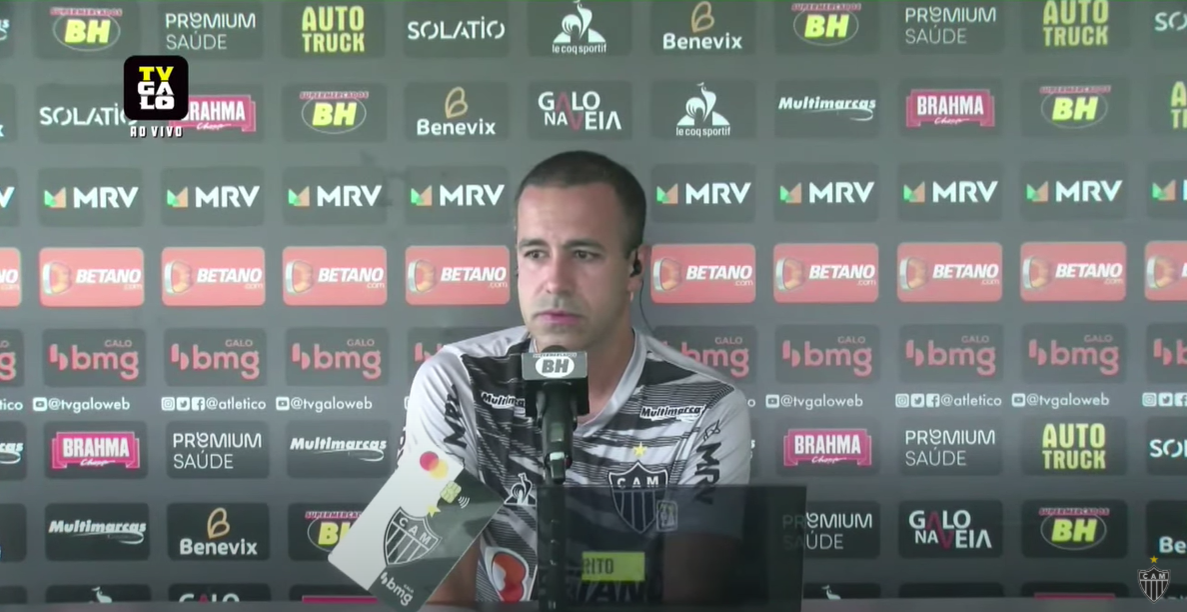 Lucas Gonçalves segue como interino do Atlético-MG - Reprodução / Youtube / TV Galo