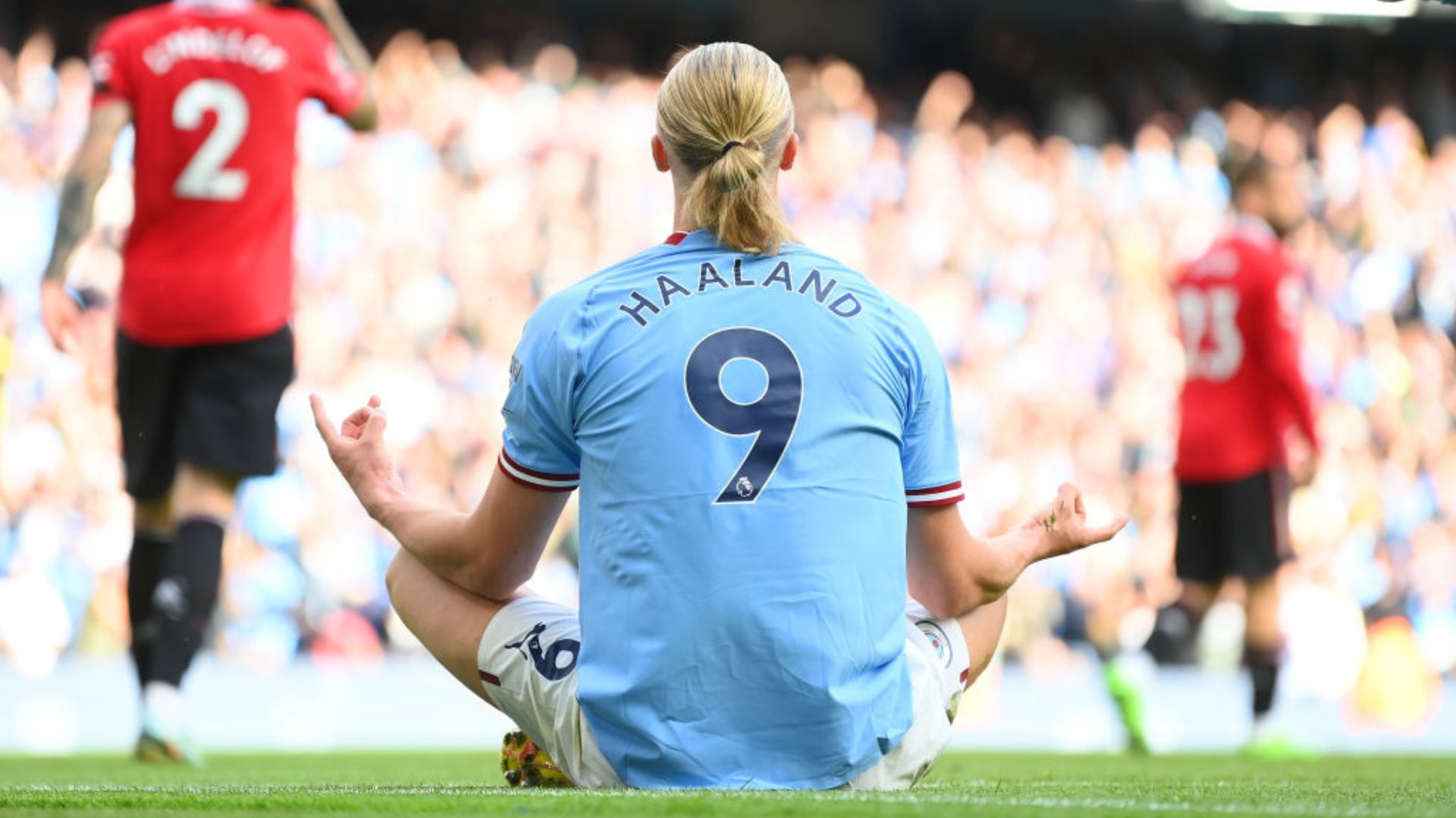 Haaland quer brilhar pelo Manchester City, e Guardiola está impressionado - GettyImages