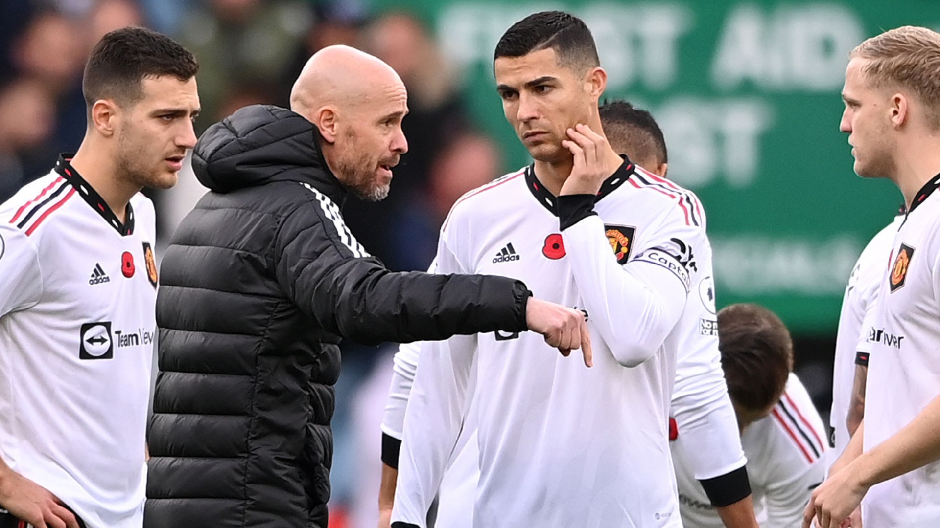 Cristiano Ronaldo é um dos principais nomes do Manchester United, mas detonou Erik Ten Hag - GettyImages