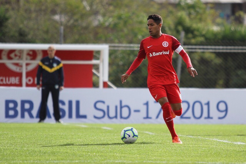 Mesaque atuou como capitão da equipe sub-17 do Internacional - Divulgação