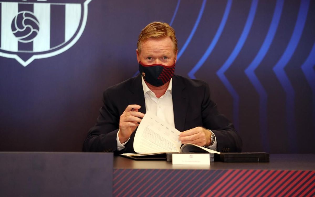 Ronald Koeman, treinador do Barcelona - Miguel Ruiz – FC Barcelona - Fotos Públicas