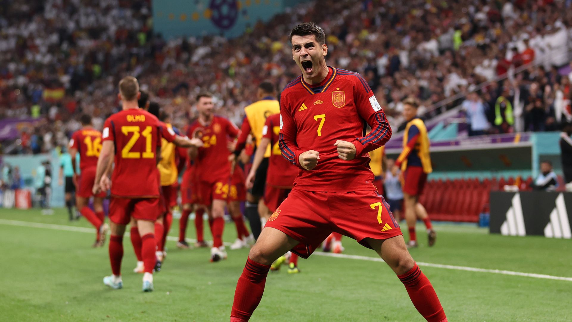 A Alemanha viu Morata desabafar sobre o empata da Espanha na Copa do Mundo - GettyImages