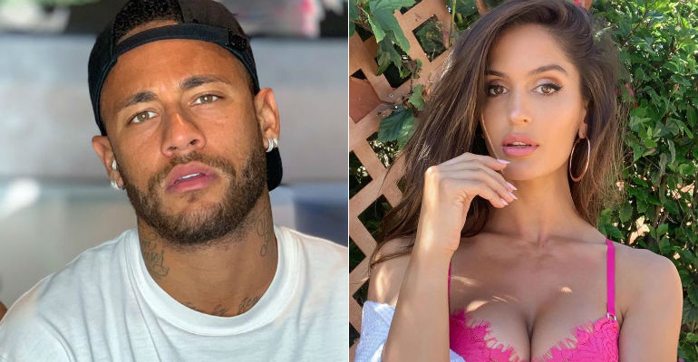 Neymar e Natalía Barulích - Instagram