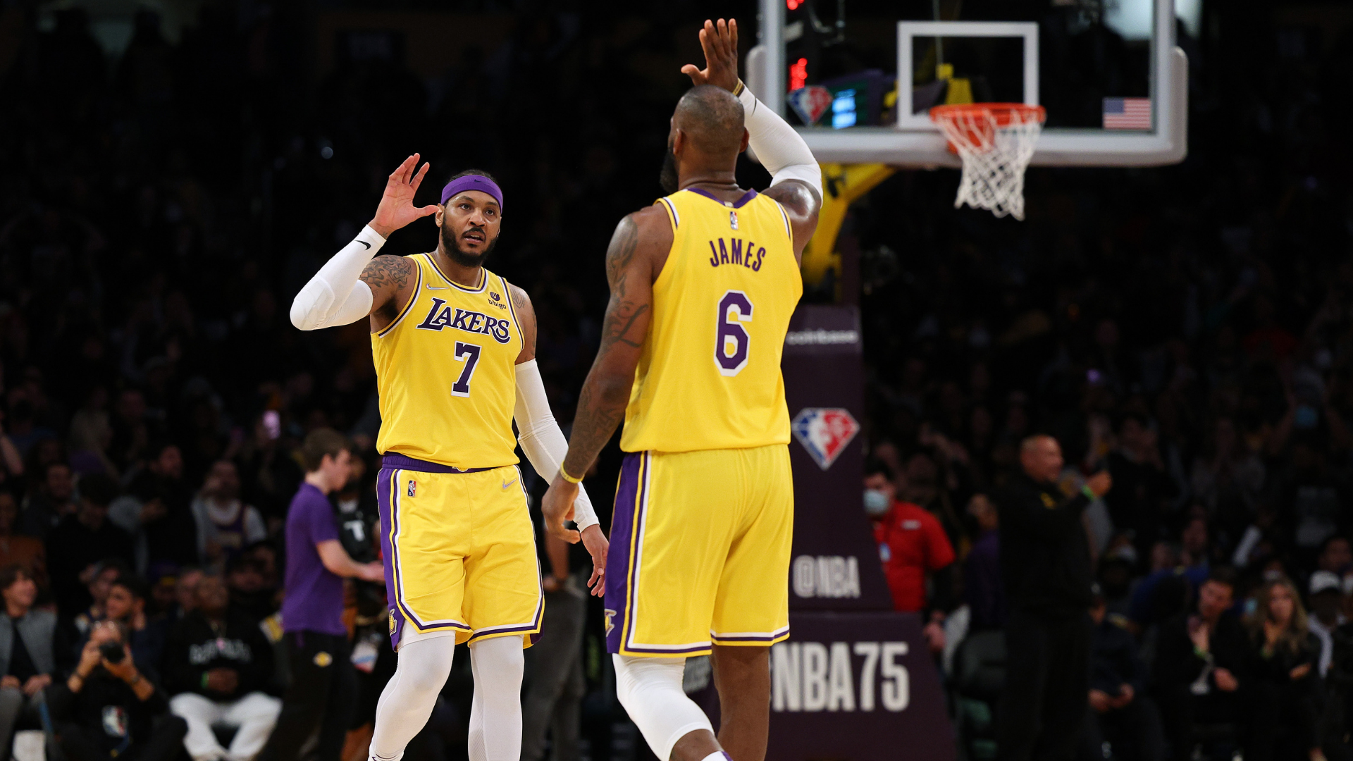 Carmelo Anthony deu declarações fortes sobre o seu futuro nos Lakers e na NBA - GettyImages