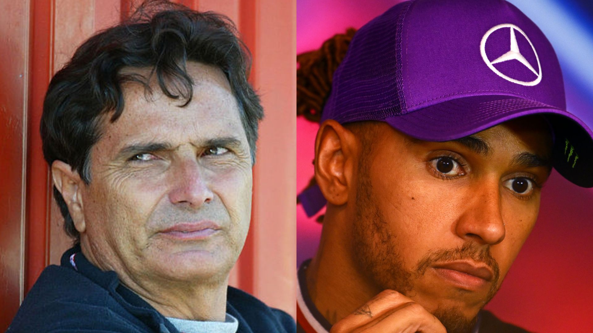 Nelson Piquet e Lewis Hamilton - GettyImages