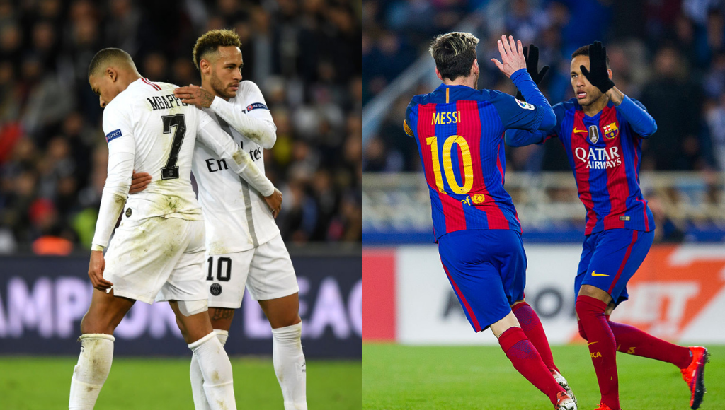 Neymar tem Messi e Mbappé como principais parceiros no dia do amigo - GettyImages