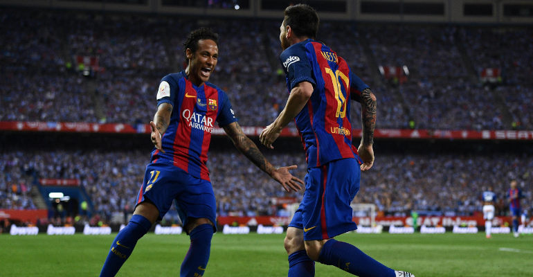 Neymar posta vídeo com Messi e deixa craque ainda mais perto do PSG - Getty Images