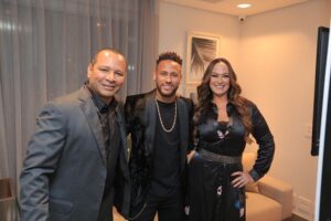 {} - Neymar, Neymar Jr e Nadine Gonçalves (Crédito: Reprodução/Instagram)