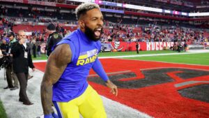 Odell Beckham Jr pelos Los Angeles Rams - Getty Images