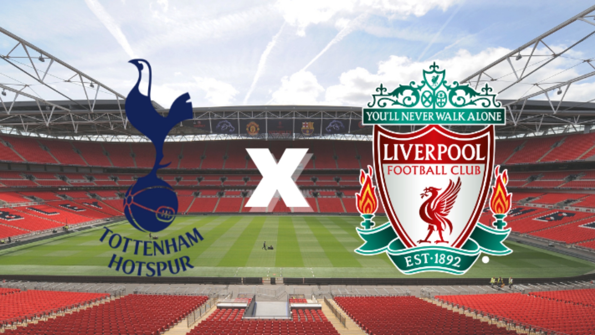 Emblemas de Tottenham e Liverpool - Getty Images / Divulgação
