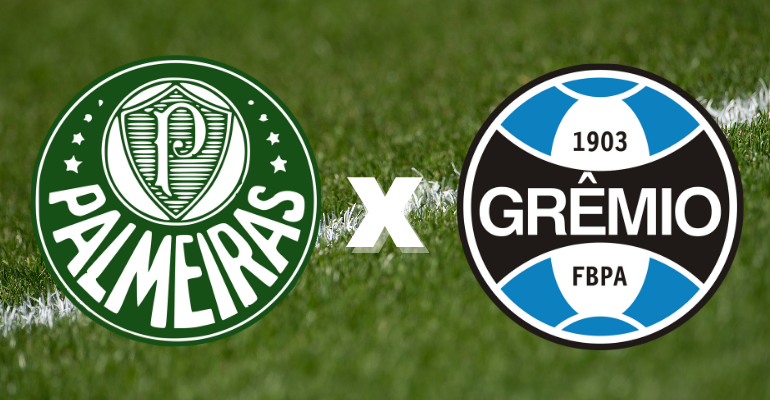Emblemas de Palmeiras x Grêmio - Getty Images / Divulgação