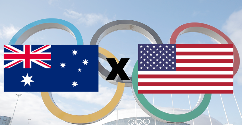 Bandeiras de Austrália e Estados Unidos - Getty Images / Divulgação