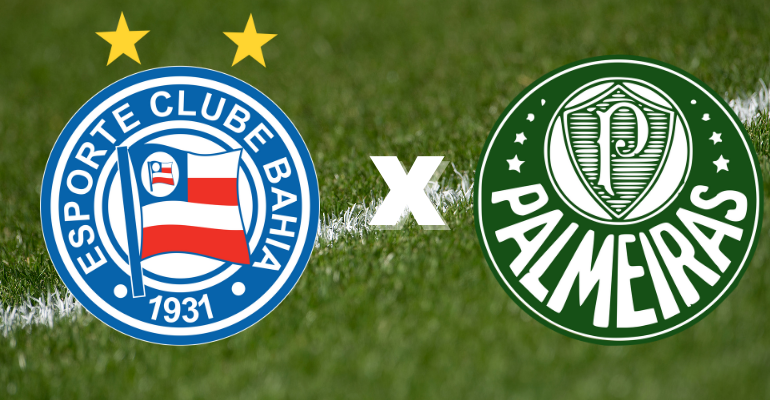 Emblemas de Bahia e Palmeiras - Getty Images / Divulgação