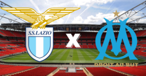Emblemas de Lazio e Olympique de Marselha - Getty Images / Divulgação