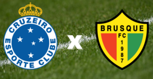 Emblemas de Cruzeiro e Brusque - Getty Images / Divulgação