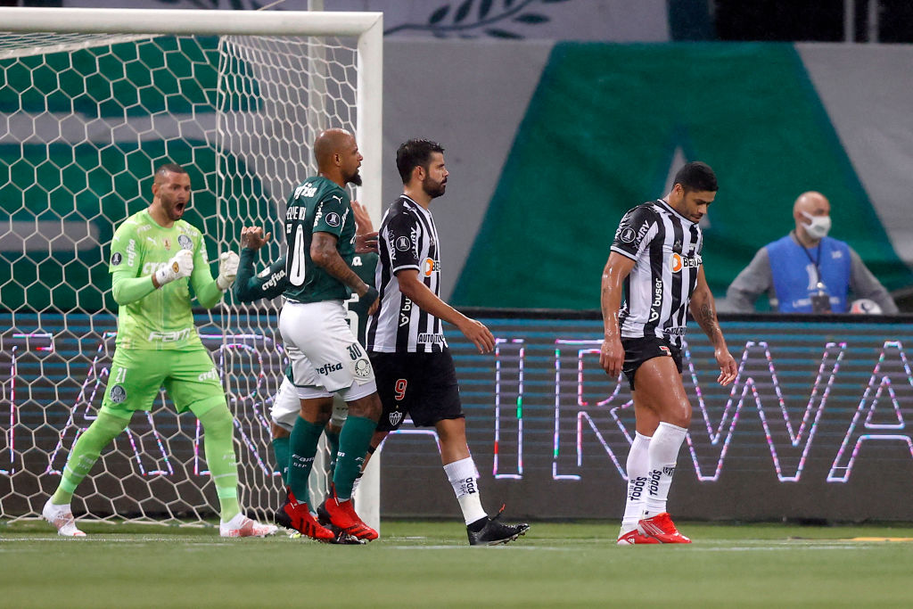 Palmeiras e Atlético-MG duelaram na Libertadores - GettyImages