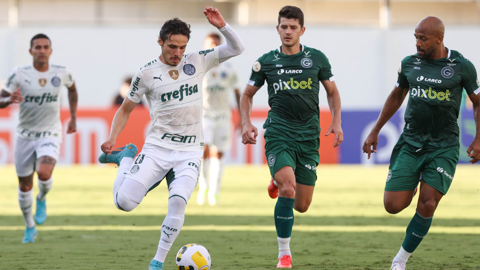 Palmeiras e Goiás se enfrentaram nesta rodada do Brasileirão e fizeram um confronto equilibrado - Cesar Greco / Palmeiras