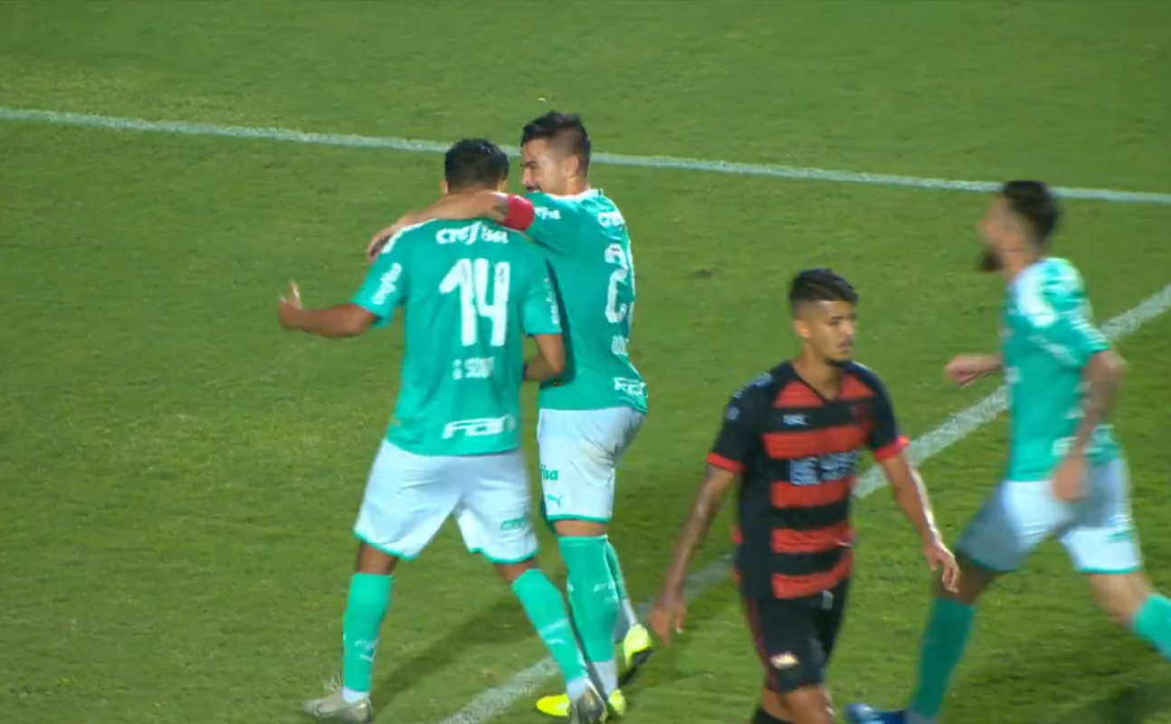 Scarpa marcou seu primeiro gol após negociações frustradas - Transmissão Premiere