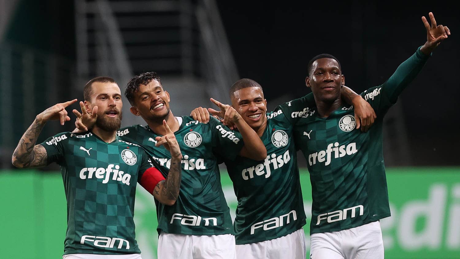 Jogadores do Palmeiras entrando em campo - Cesar Greco / Palmeiras/ Fotos Públicas