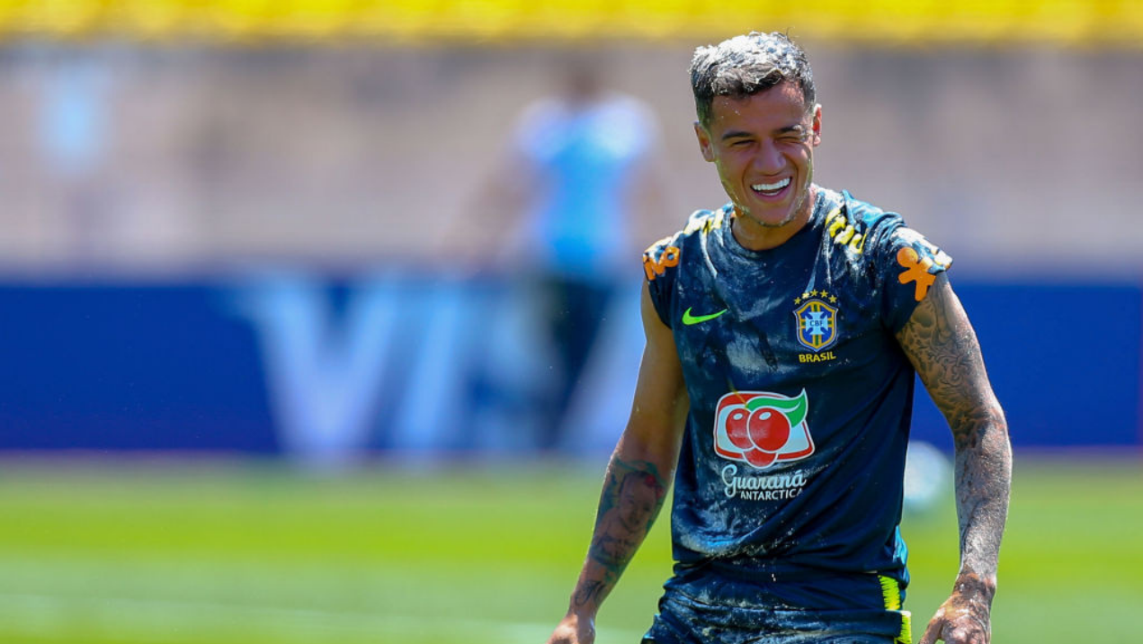 Philippe Coutinho sorrindo - GettyImages